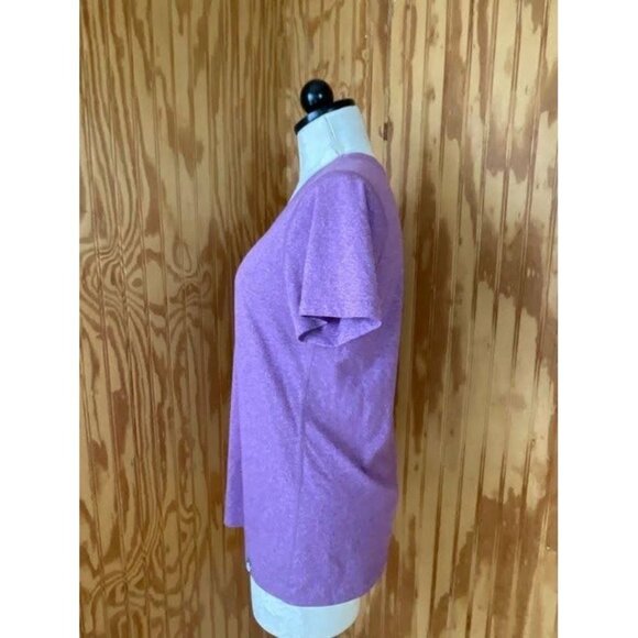 REI Coop Short Sleeve T-Shirt Round Neck Tee Casual Pullover Top Lilac Purple M - Picture 3 of 8